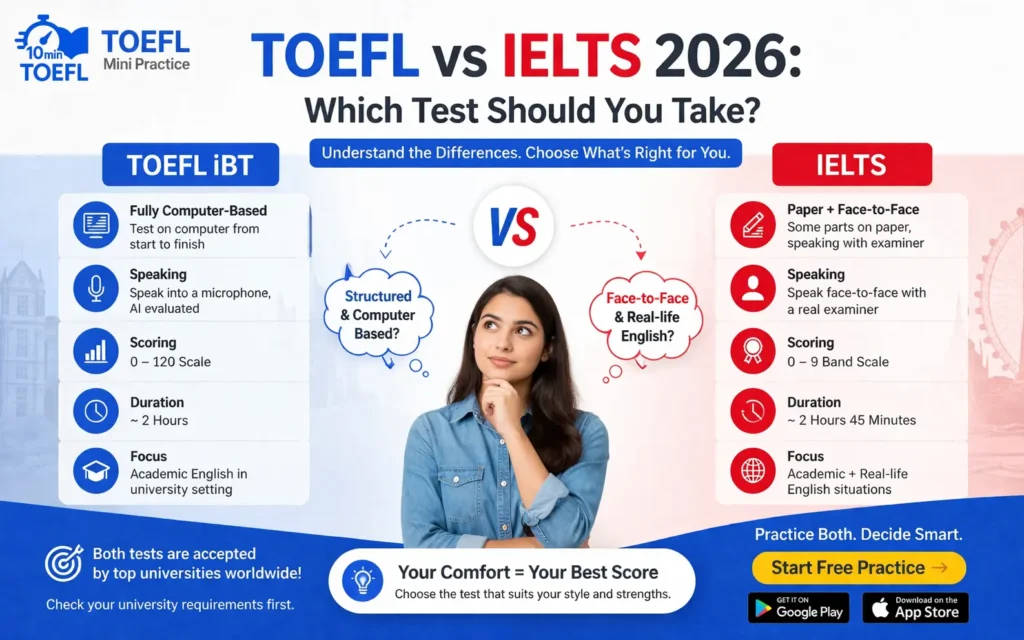 Toefl vs IELTS which one you should take