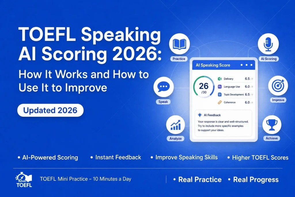 blog featured image on toefl speaking practice with ai